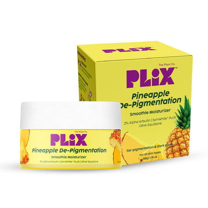 Plix 2% Alpha Arbutin Pineapple Moisturizer With SymWhite PLUS For Hyperpigmentation & Dark Spots (50gm)