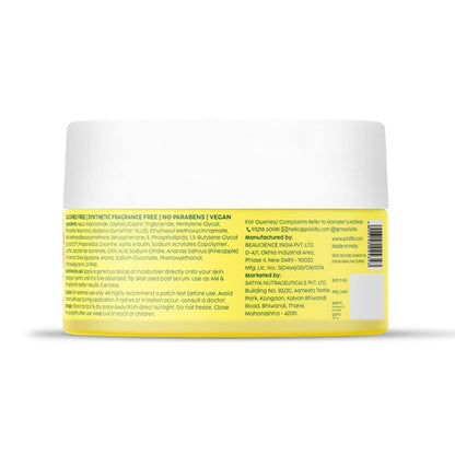 Plix 2% Alpha Arbutin Pineapple Moisturizer With SymWhite PLUS For Hyperpigmentation & Dark Spots (50gm)