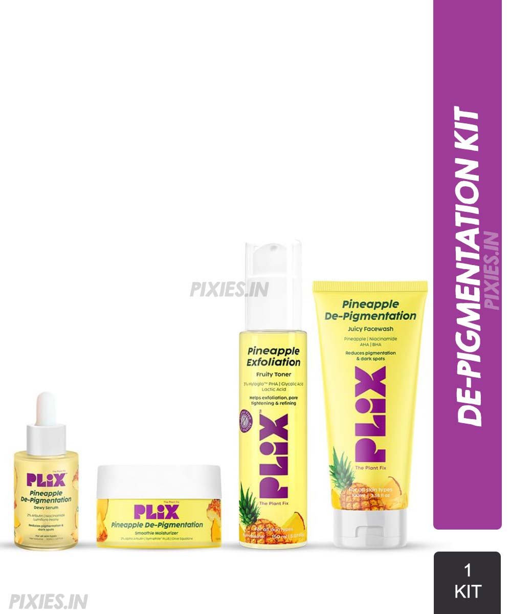 Plix Pineapple Depigmentation Regime With Face Wash, Toner, Serum & Moisturizer (4 pcs)