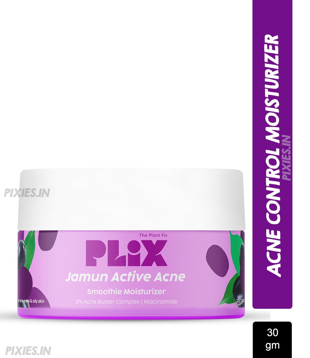 PLIX 2% Niacinamide Jamun Moisturizer to Reduce Pimples for Oily & Acne Prone Skin, With Witch Hazel (30gm)