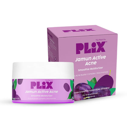 PLIX 2% Niacinamide Jamun Moisturizer to Reduce Pimples for Oily & Acne Prone Skin, With Witch Hazel (30gm)