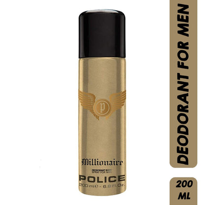 Police Millionaire Deodorant Spray for Men (200ml)