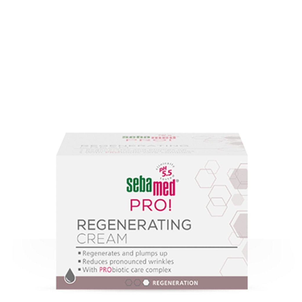 Sebamed Pro Regenerating Cream - Probiotic Care, Reduces Wrinkles & Fine Line, Base For Makeup (50ml)
