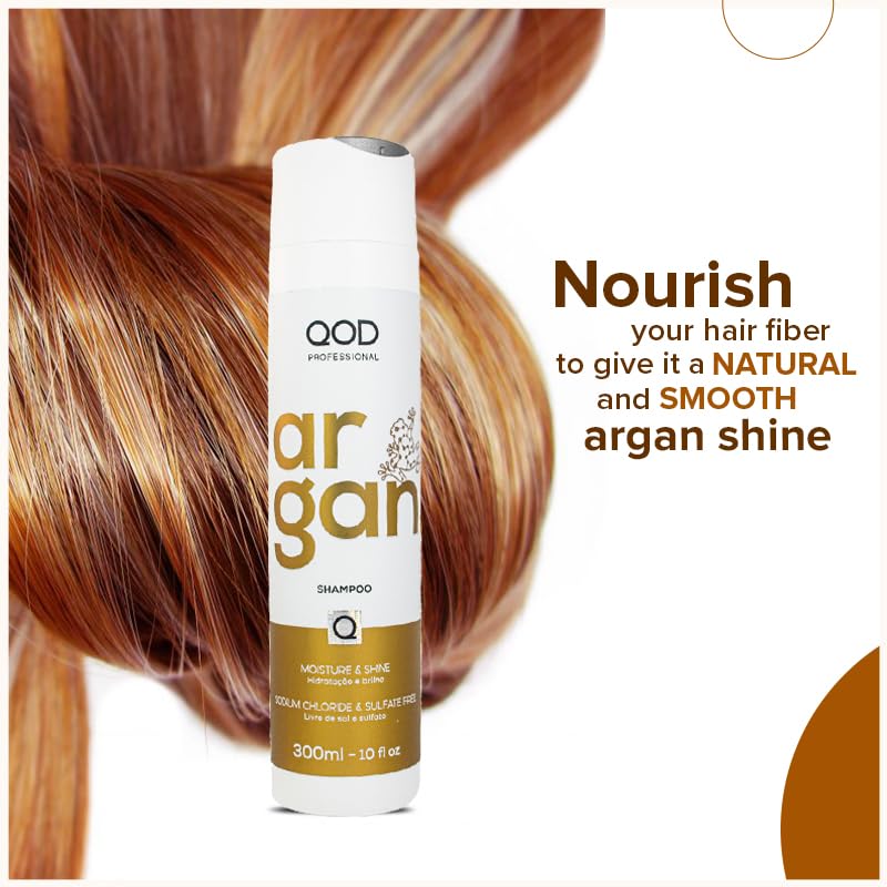 Qod Professional Argan Moisture & Shine Shampoo (300ml)