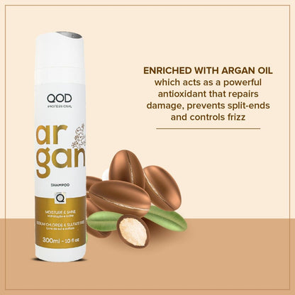 Qod Professional Argan Moisture & Shine Shampoo (300ml)