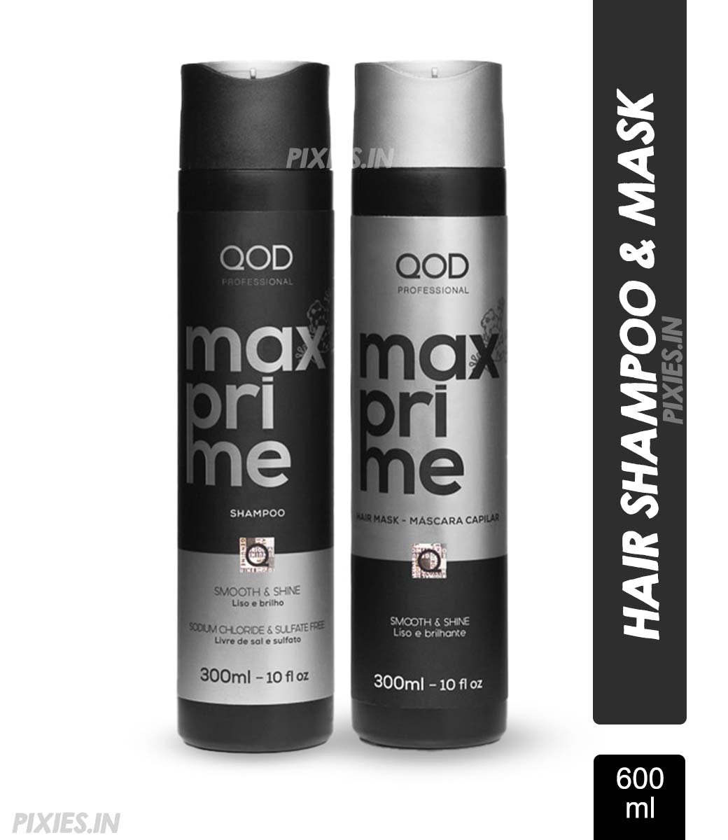 Qod Professional Max Prime After Treatment Shampoo & Mask (300ml + 300ml)