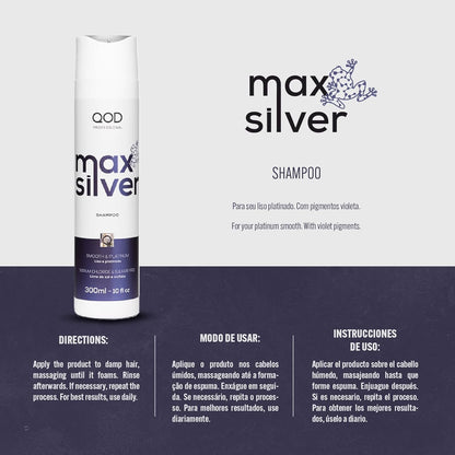QOD Professional Max Silver Shampoo (300ml)