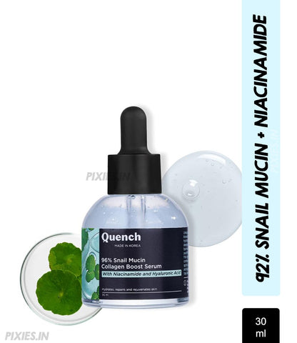 QUENCH 96% Snail Mucin Collagen Boost Serum (30ml)