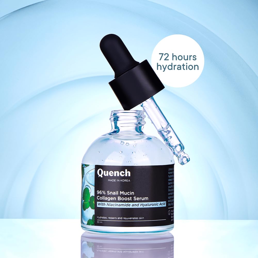QUENCH 96% Snail Mucin Collagen Boost Serum (30ml)