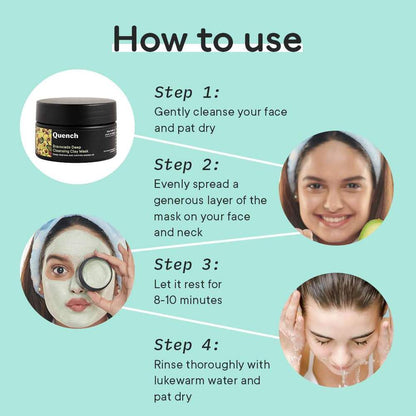 Quench Botanics Bravocado Deep Cleansing Clay Mask (50ml)