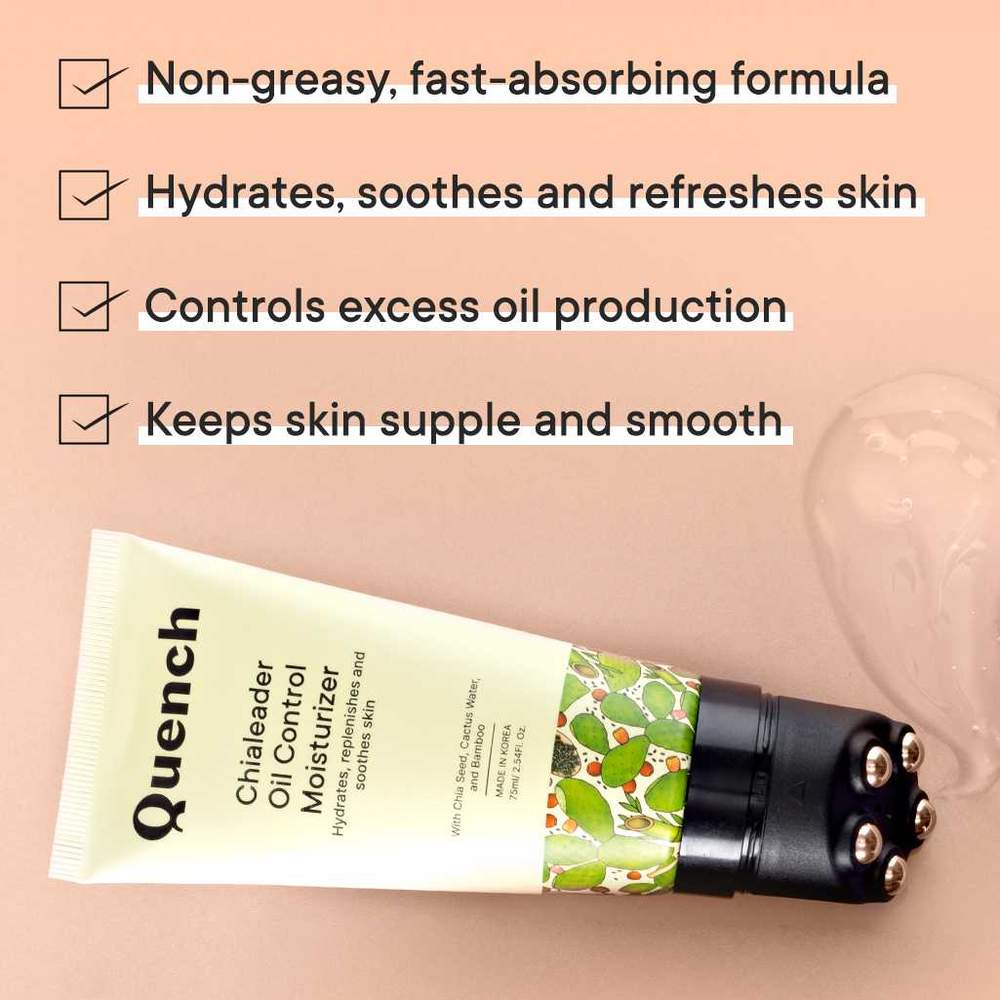 Quench Chia Seeds Oil Control Moisturizer For Intense Hydration (75ml)
