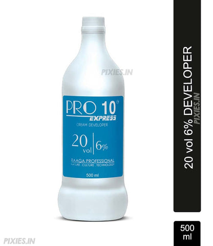 Raaga Professional Pro 10 Express Cream Developer 20 Volume 6% (500ml)