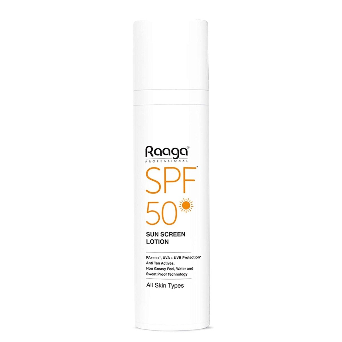 Raaga Professional Spf 50 Pa++++ Sunscreen Lotion With Uva + Uvb Protection, All Skin Types, 55 Ml (55ml