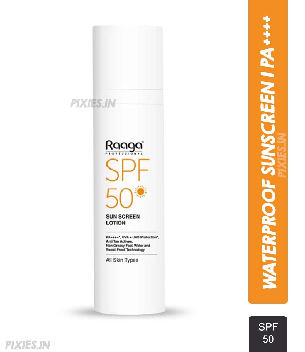 Raaga Professional Spf 50 Pa++++ Sunscreen Lotion With Uva + Uvb Protection, All Skin Types, 55 Ml (55ml