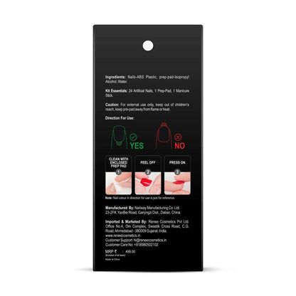 Renee Cosmetics Stick On Nails - CCC (24 Nails)