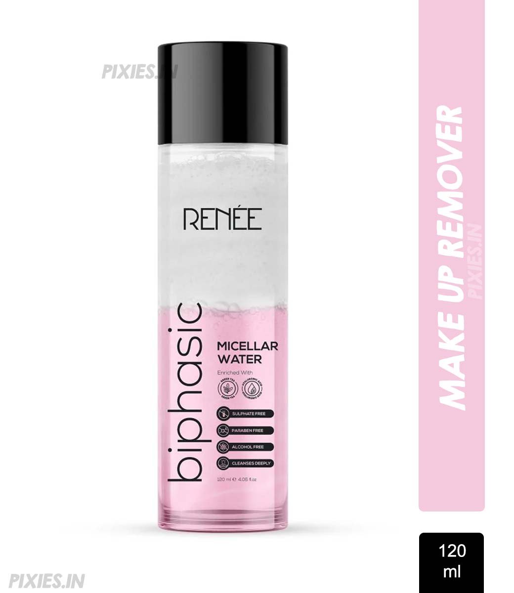 Renee Cosmetics Biphasic Micellar Water, Infused with Green Tea & Nourishing Oils (120ml)