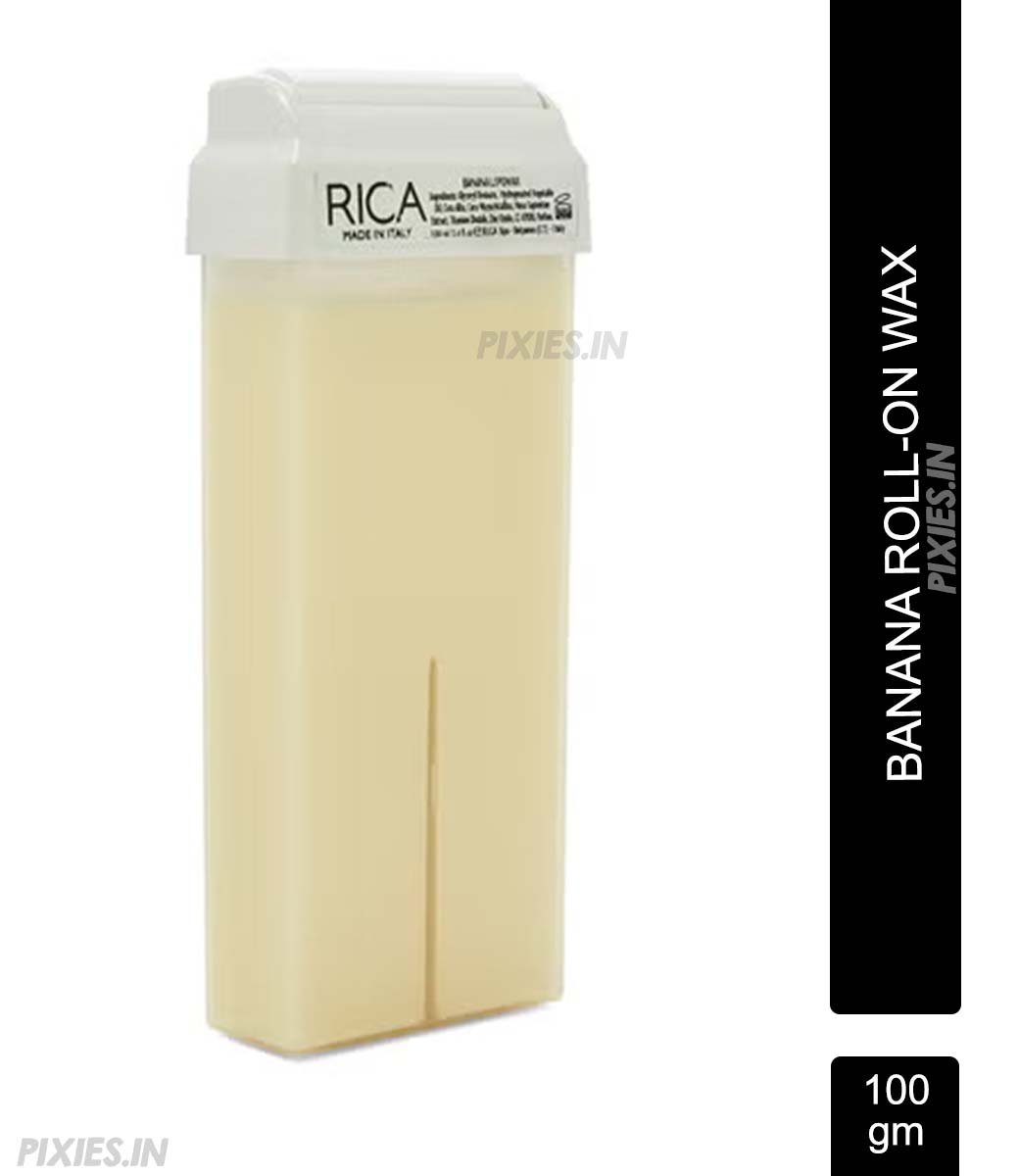 Rica Banana Oil Roll-On Wax for Men & Women | Nourishing Hair Removal for Smooth & Hydrated Skin  (100 ml)