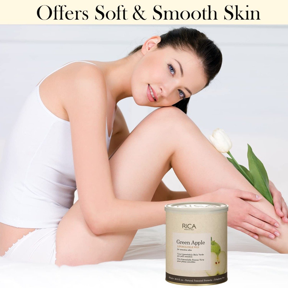 Rica Green Apple Liposoluble Wax (800ml)