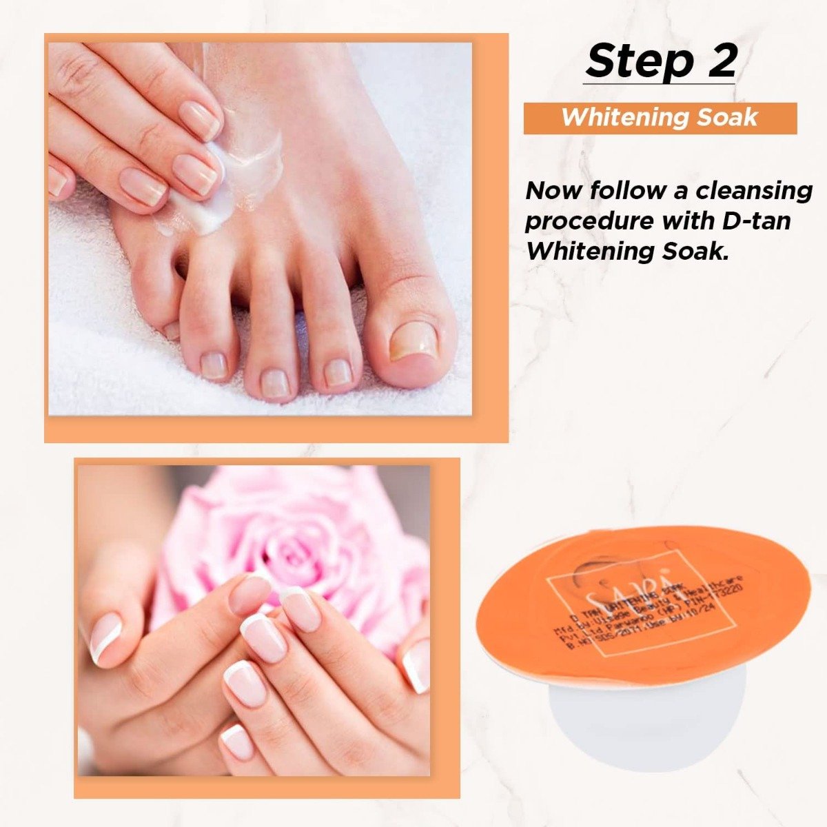 Sara Whitening D-tan Pedicure And Manicure Kit (50gm)