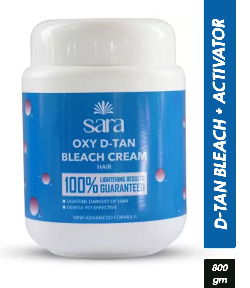 Sara Oxy D-Tan Bleach Cream (800gm) - With Activators