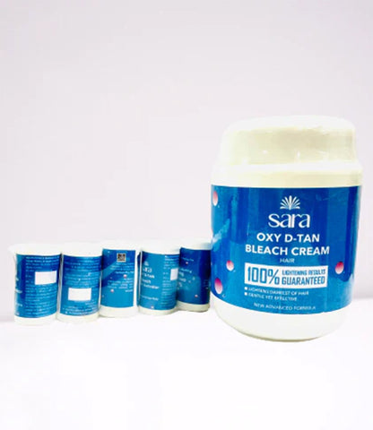 Sara Oxy D-Tan Bleach Cream (800gm) - With Activators