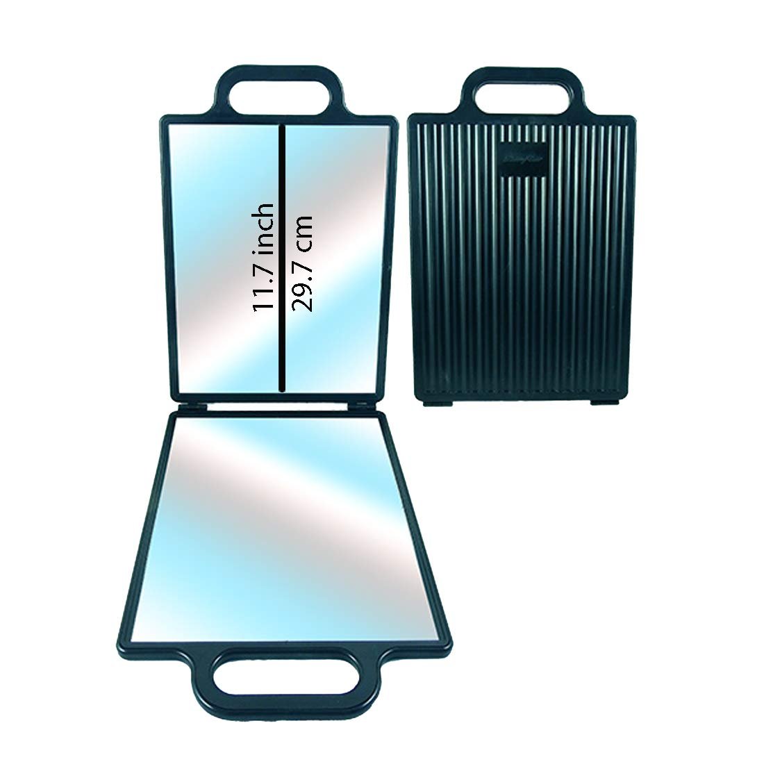 Scarlet Line Professional Rectangular Double Sided Foldable Back View Mirror For Salon (1 Pc)