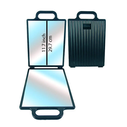 Scarlet Line Professional Rectangular Double Sided Foldable Back View Mirror For Salon (1 Pc)
