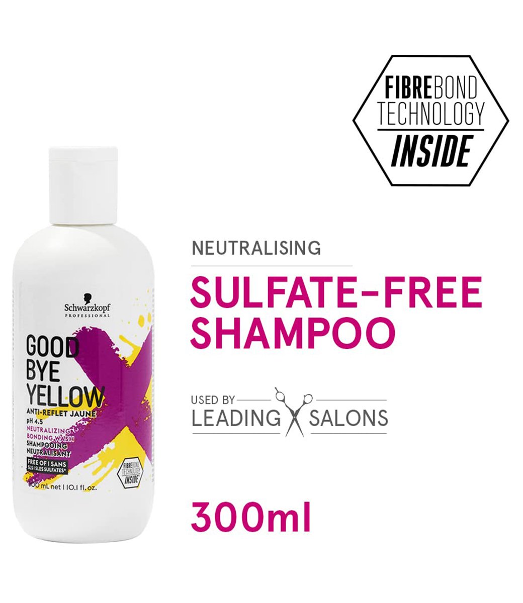 Schwarzkopf Professional Goodbye Yellow Neutralizing Shampoo pH 4.5 (300ml)