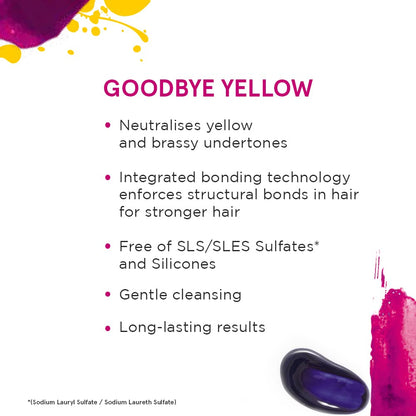 Schwarzkopf Professional Goodbye Yellow Neutralizing Shampoo pH 4.5 (300ml)