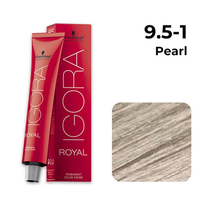 Schwarzkopf Professional Igora Royal Permanent Color Creme (9,5-1 Pearl)