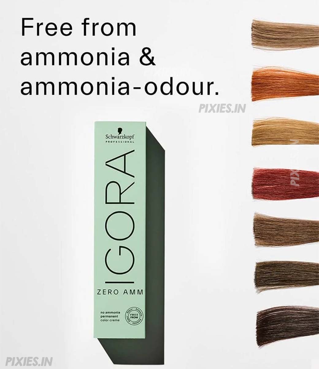 Schwarzkopf Professional Igora Zero AMM Ammonia-Free Color Cream (5-88 Light Brown Red Extra) (60ml)