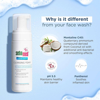 Sebamed Clear Face Cleansing Foam (50ml)