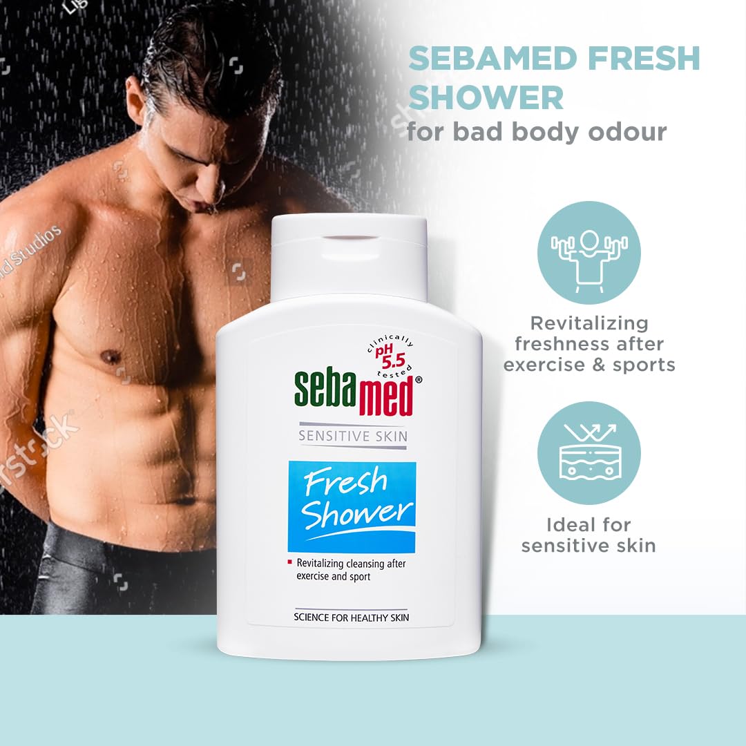 Sebamed Fresh shower - For SENSITIVE SKIN (200ml)