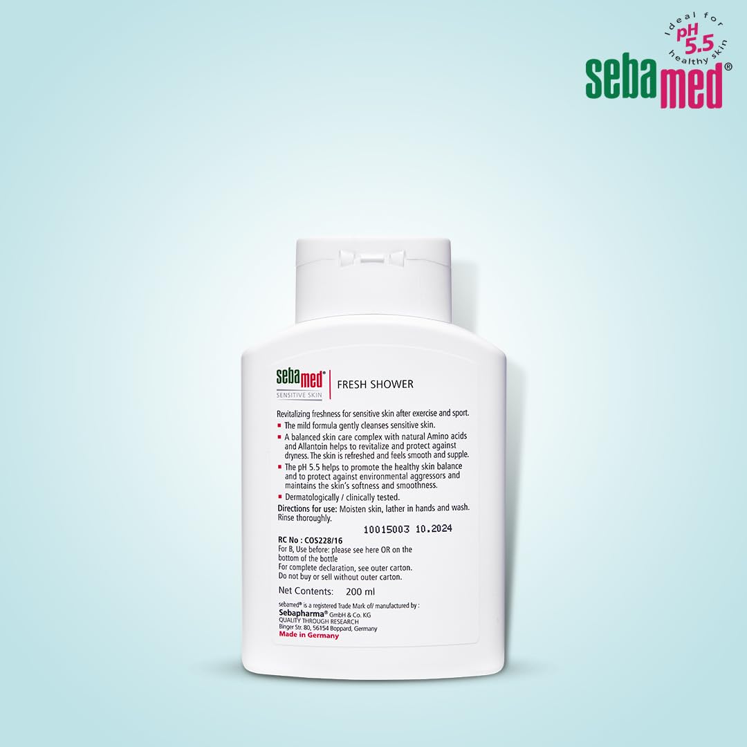 Sebamed Fresh shower - For SENSITIVE SKIN (200ml)