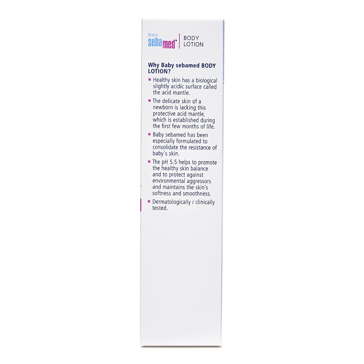 Sebamed Baby Body Lotion, PH 5.5, Camomile & Allantoin, Dermatalogically Tested, Sensitive Skin (100ml)
