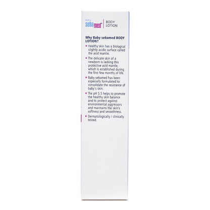 Sebamed Baby Body Lotion, PH 5.5, Camomile & Allantoin, Dermatalogically Tested, Sensitive Skin (100ml)