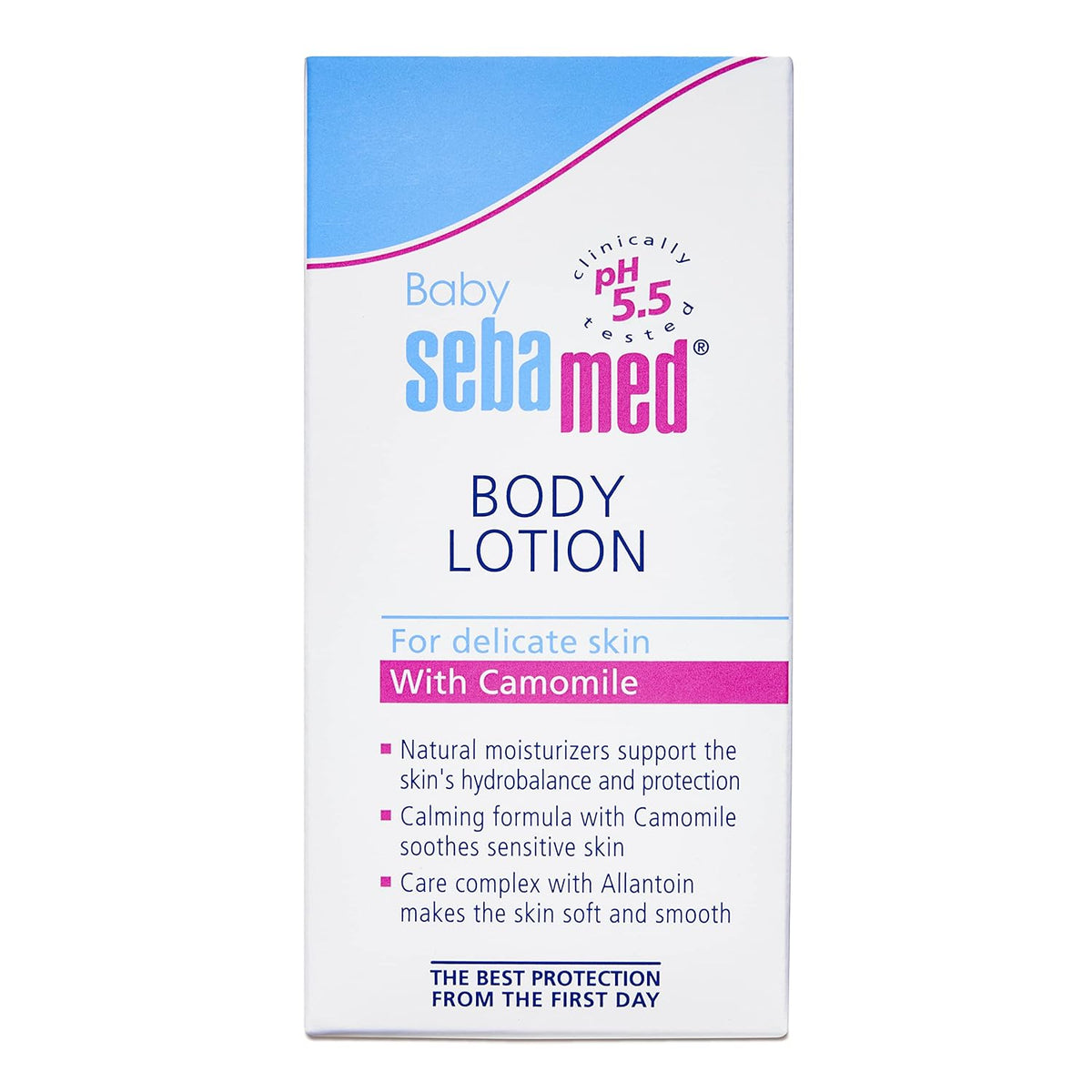 Sebamed Baby Body Lotion, PH 5.5, Camomile & Allantoin, Dermatalogically Tested, Sensitive Skin (50ml)