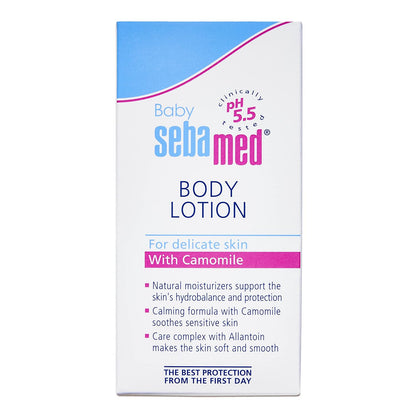Sebamed Baby Body Lotion, PH 5.5, Camomile & Allantoin, Dermatalogically Tested, Sensitive Skin (50ml)
