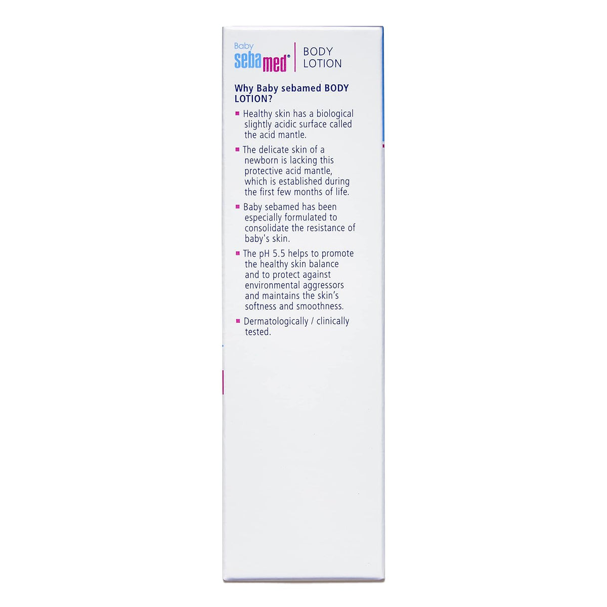 Sebamed Baby Body Lotion, PH 5.5, Camomile & Allantoin, Dermatalogically Tested, Sensitive Skin (50ml)