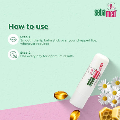 Sebamed Lip Defense Lip Balm With SPF 30 + Vit E (4.8gm)
