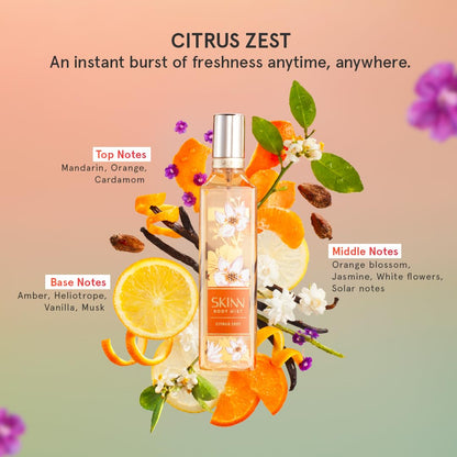 Skinn By Titan Citrus Zest Body Mist (230ml)