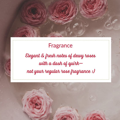 Plum Bodylovin' Feelin' So Rose Shower Gel, Rose Fragrance, Non-drying, All Skin Types (240ml)