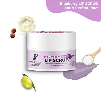Pilgrim Squalane Blueberry Lip Scrub (8ml)
