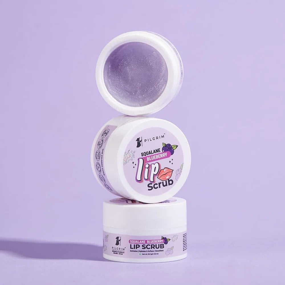 Pilgrim Squalane Blueberry Lip Scrub (8ml)