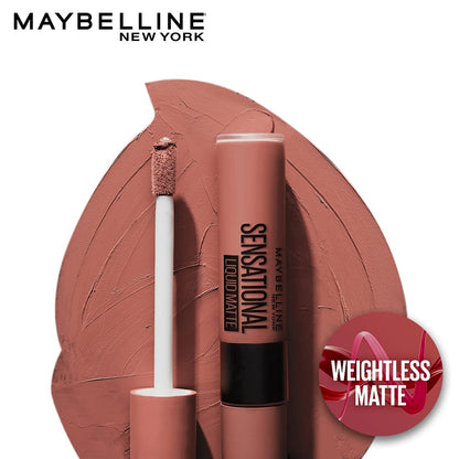 Maybelline New York Sensational Liquid Matte Lipstick, Weightless Comfort