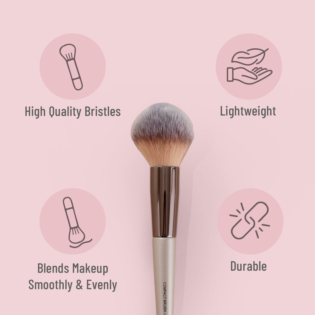 Swiss Beauty Compact Powder Brush (SB-F02) (1Pc)