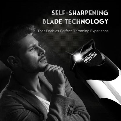 Wahl Rechargeable Trimmer For Men (Black and White) - (09891-024)