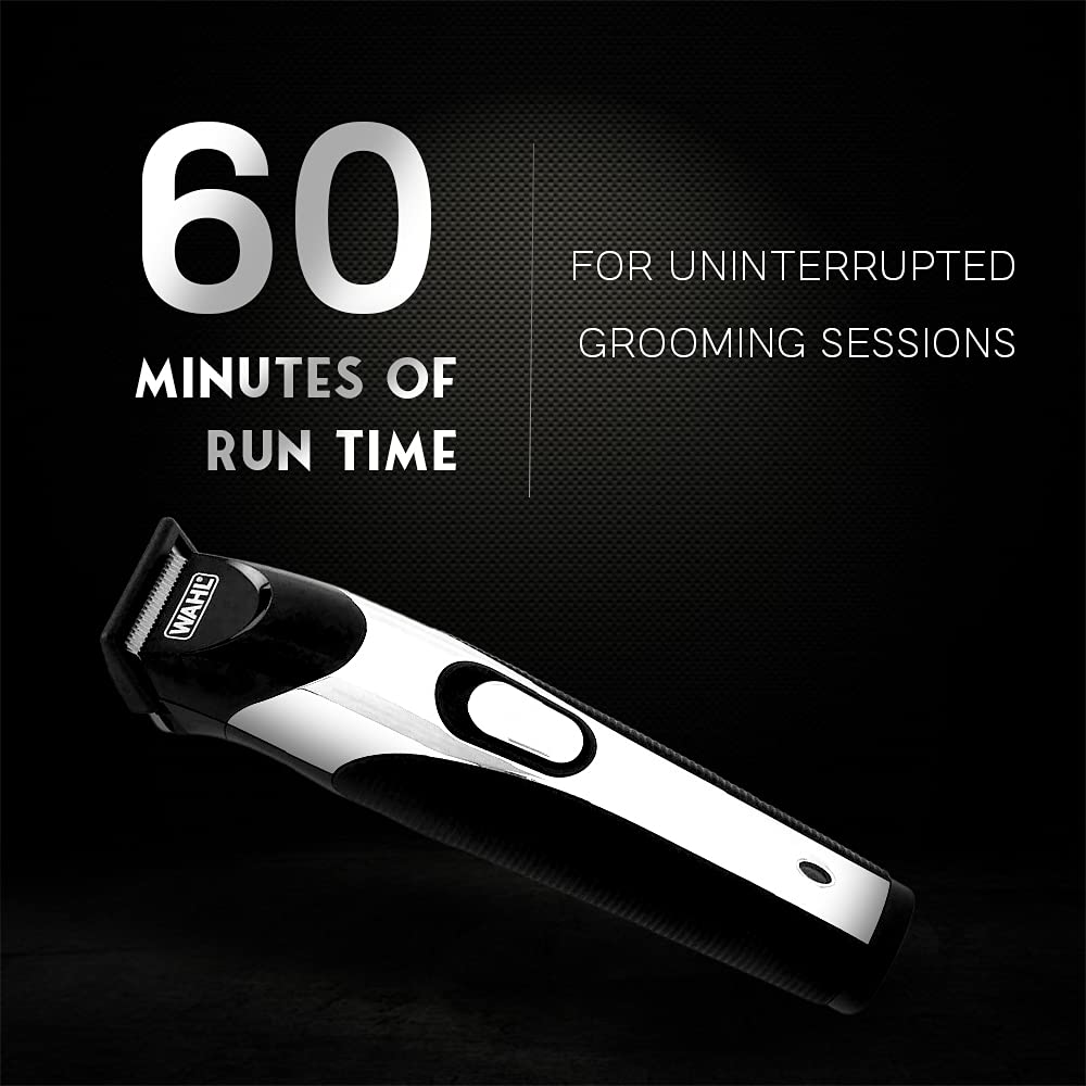 Wahl Rechargeable Trimmer For Men (Black and White) - (09891-024)