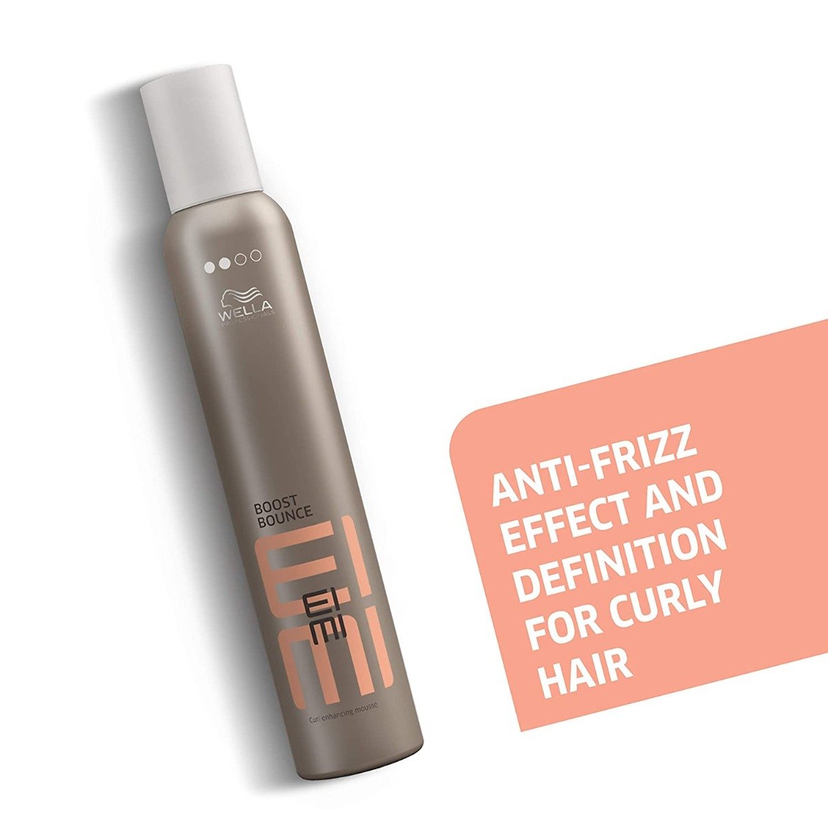 Wella Professionals EIMI Boost Bounce Curl Enhancing Mousse For Anti-Frizz, Defined Bouncy Curls (300ml)