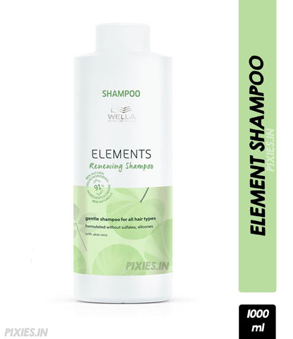 Wella Professionals Elements Renewing Shampoo Zero Sulfates-Dermatologically Tested) (1000ml)